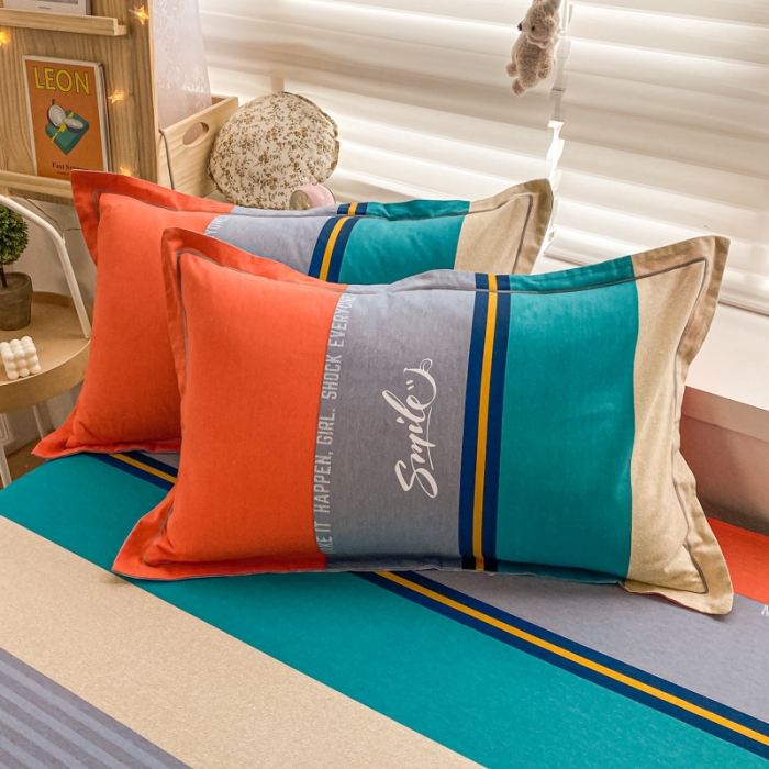 91家纺网 家纺一手货源 找家纺 金爱家 2021新款大版秋冬纯棉磨毛四件套 洛莎