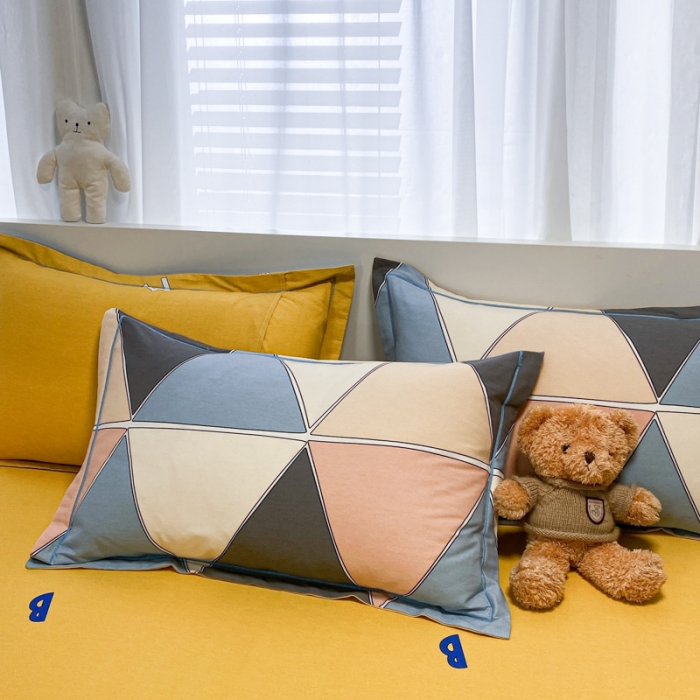 91家纺网 家纺一手货源 找家纺 金爱家 2021新款大版秋冬纯棉磨毛四件套 纳斯