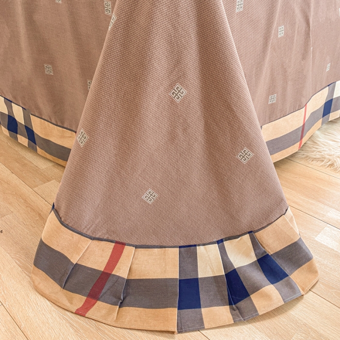 91家纺网 家纺一手货源 找家纺 金爱家 2021新款大版秋冬纯棉磨毛四件套 时尚宝格