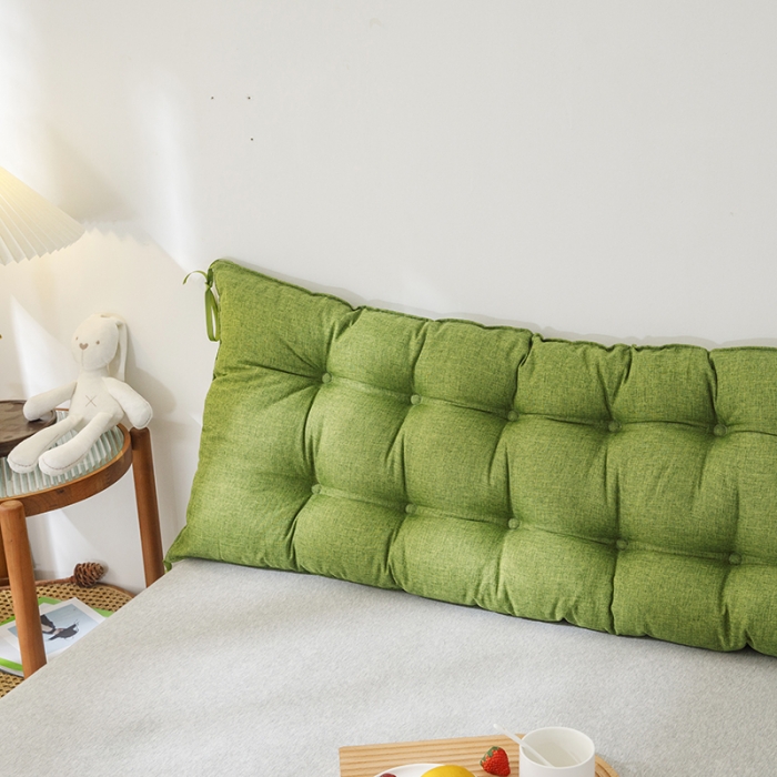 91家纺网 家纺一手货源 找家纺 永光 2021新款多功能靠垫靠背 防水军绿