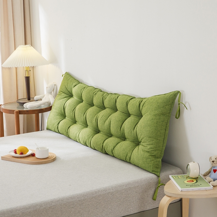 91家纺网 家纺一手货源 找家纺 永光 2021新款多功能靠垫靠背 防水军绿
