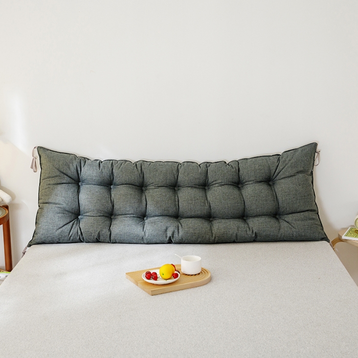 91家纺网 家纺一手货源 找家纺 永光 2021新款多功能靠垫靠背 防水深灰