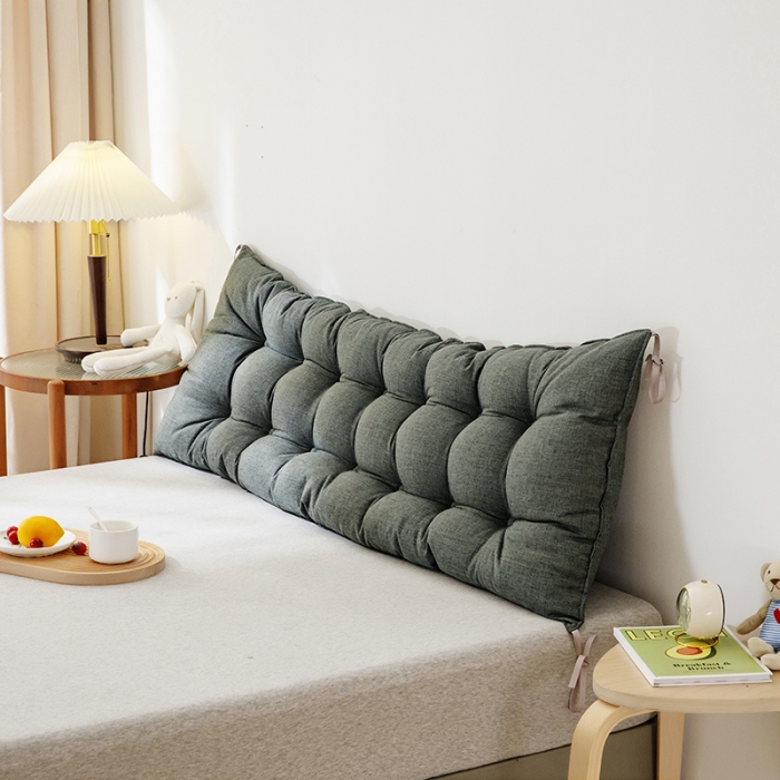 91家纺网 家纺一手货源 找家纺 永光 2021新款多功能靠垫靠背 防水深灰