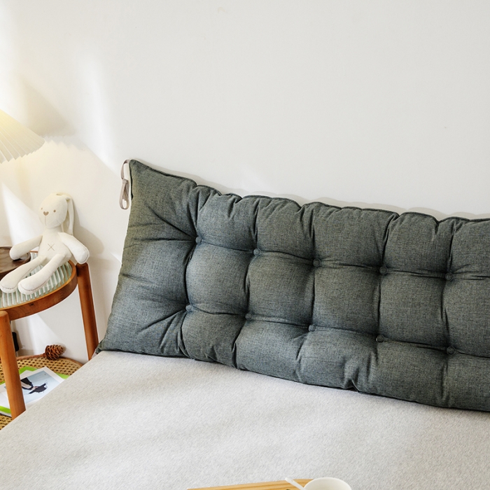 91家纺网 家纺一手货源 找家纺 永光 2021新款多功能靠垫靠背 防水深灰