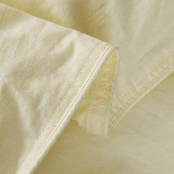 91家纺网 家纺一手货源 找家纺 圣梦莱 2021新款加厚羽绒冬被子被芯全棉冬被鸭绒被鹅绒被抖音爆款 米黄色