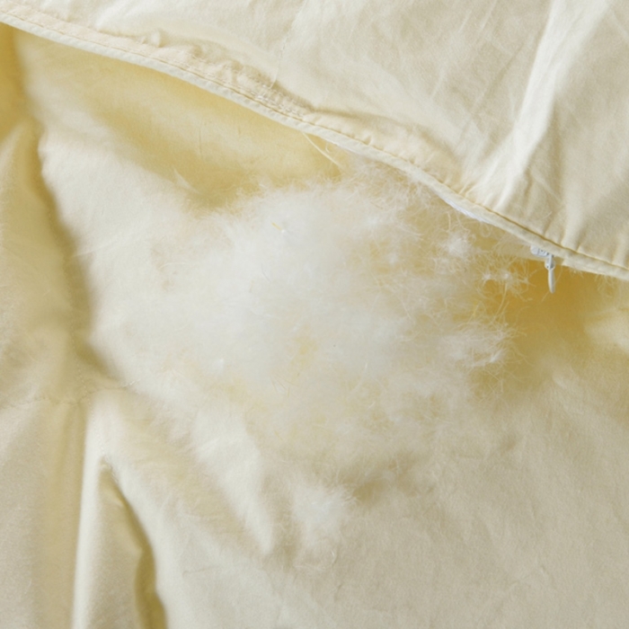 91家纺网 家纺一手货源 找家纺 圣梦莱 2021新款加厚羽绒冬被子被芯全棉冬被鸭绒被鹅绒被抖音爆款 米黄色