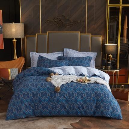 91家纺网 家纺一手货源 找家纺 （总）威克凯丽2021新款活性磨毛四件套