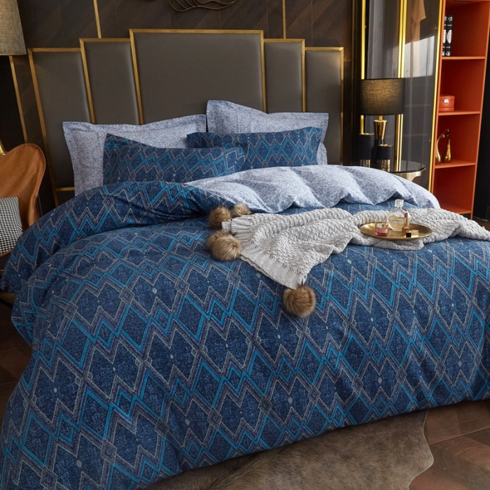 91家纺网 家纺一手货源 找家纺 （总）威克凯丽2021新款活性磨毛四件套