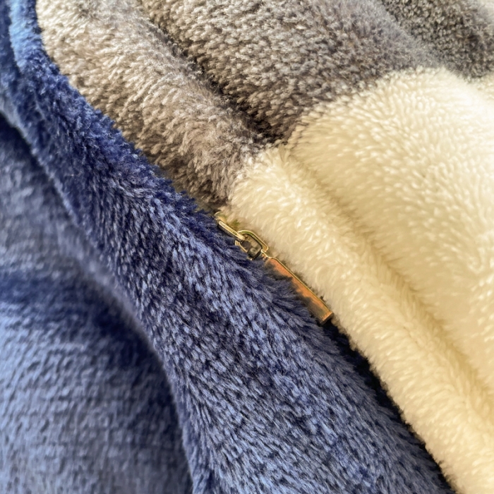 91家纺网 家纺一手货源 找家纺 慕尚 2022新款北欧牛奶绒大版四件套实拍图 绅士狗