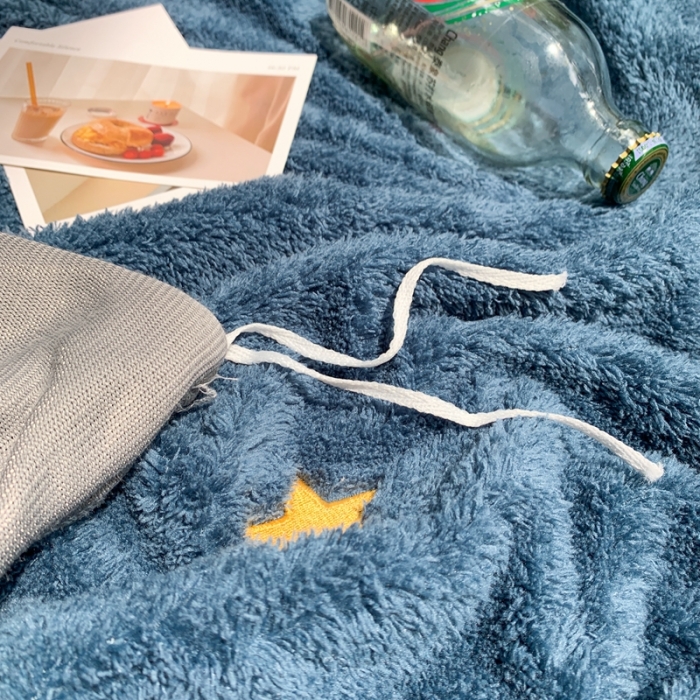 91家纺网 家纺一手货源 找家纺 （总）慕尚家纺 2022新款泰迪绒刺绣款牛奶绒四件套