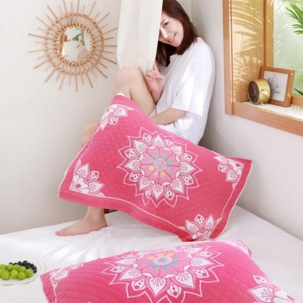 91家纺网 家纺一手货源 找家纺 （总）朴尔家纺 2021新款柔棉卡漫风系列三层纱布枕巾