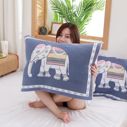 91家纺网 家纺一手货源 找家纺 （总）朴尔家纺 2021新款柔棉卡漫风系列三层纱布枕巾