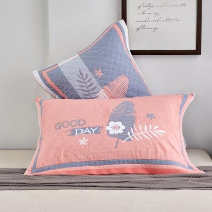 91家纺网 家纺一手货源 找家纺 （总）朴尔家纺 2021新款彩色糖果系列纯棉三层纱布枕巾/对