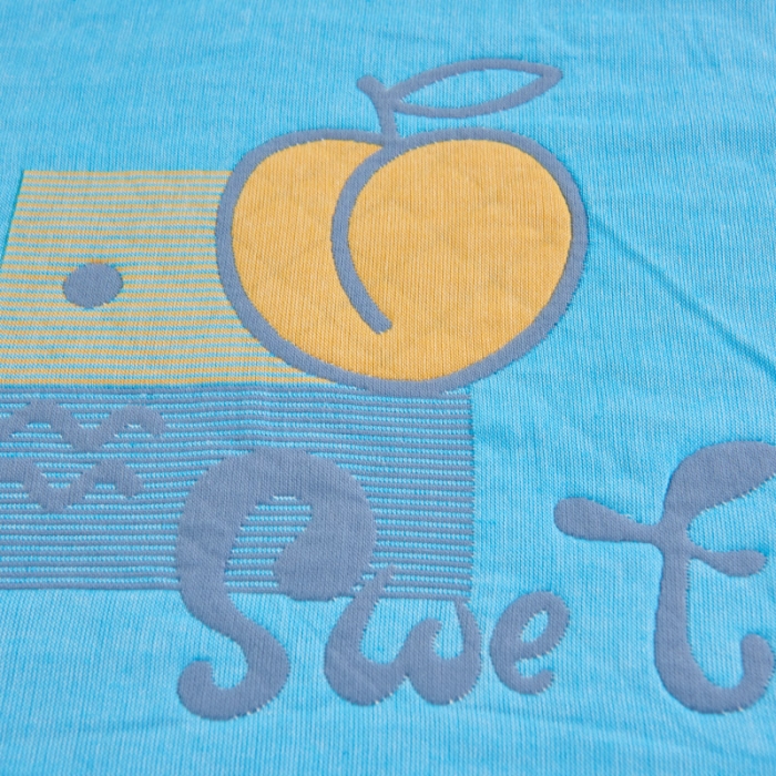 91家纺网 家纺一手货源 找家纺 朴尔家纺 新款彩色糖果系列纯棉三层纱布枕巾/对 水蜜桃蓝