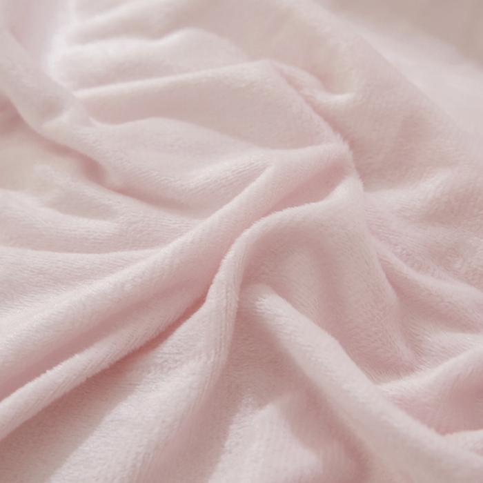 91家纺网 家纺一手货源 找家纺 纽缦 2021新款韩版水晶绒床裙四件套 独角兽-粉豆沙