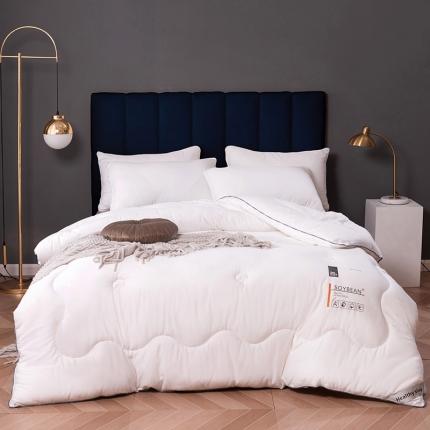 91家纺网 家纺一手货源 找家纺 （总）寐居 2021新款长绒棉A类大豆纤维被芯被子冬被