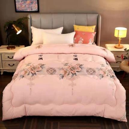 91家纺网 家纺一手货源 找家纺 总2021缦卡琳新款国潮系列大豆被子被芯春秋被冬被