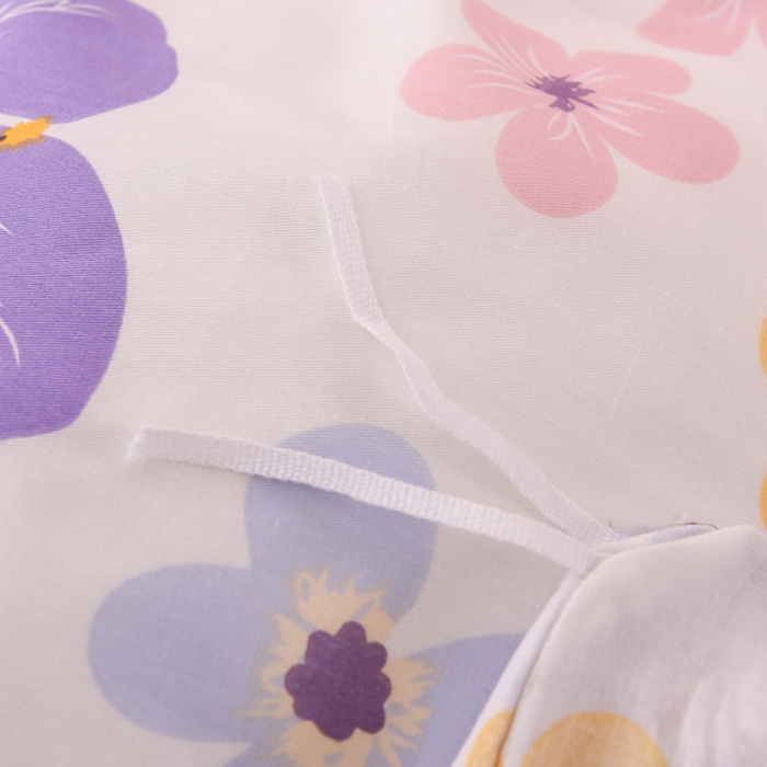 91家纺网 家纺一手货源 找家纺 美达2025全棉蕾丝小花边半夹棉床裙四件套 芳草悠悠