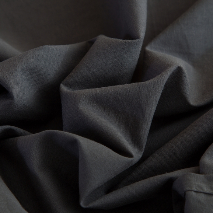 91家纺网 家纺一手货源 找家纺 柠萌2021新款全棉色织水洗棉枕套 黑灰色（一对）