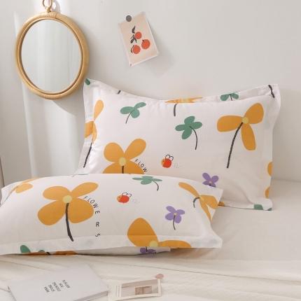 91家纺网 家纺一手货源 找家纺 锦绣万家 2021新款纯棉单人枕套全棉枕套单只48*74cm 芳华