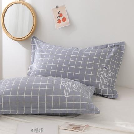 91家纺网 家纺一手货源 找家纺 锦绣万家 2021新款纯棉单人枕套全棉枕套单只48*74cm 维罗纳之恋