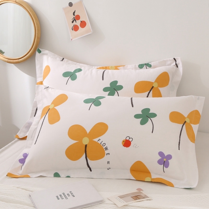 91家纺网 家纺一手货源 找家纺 （总）锦绣万家2021纯棉单人枕套全棉枕套单只48*74cm