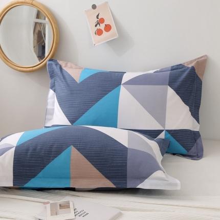 锦绣万家 2021新款纯棉单人枕套全棉枕套单只48*74cm 波尔米卡