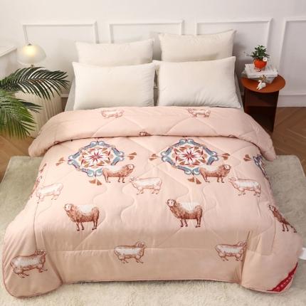 91家纺网 家纺一手货源 找家纺 （总）拉菲伯爵爵 2021新款澳洲羊毛控温被