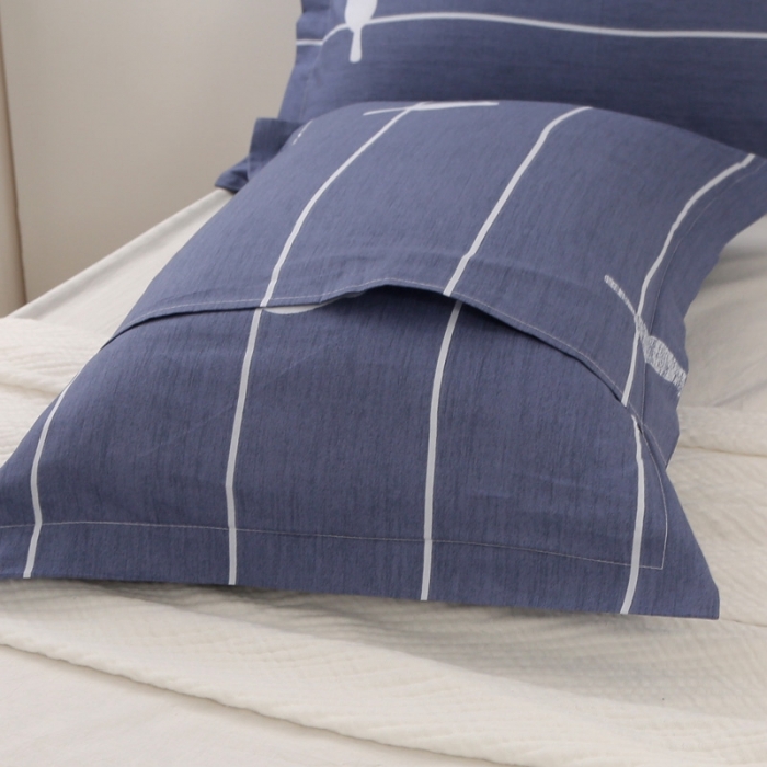 91家纺网 家纺一手货源 找家纺 锦绣万家 2021新款纯棉单人枕套全棉枕套单只48*74cm 青鸟