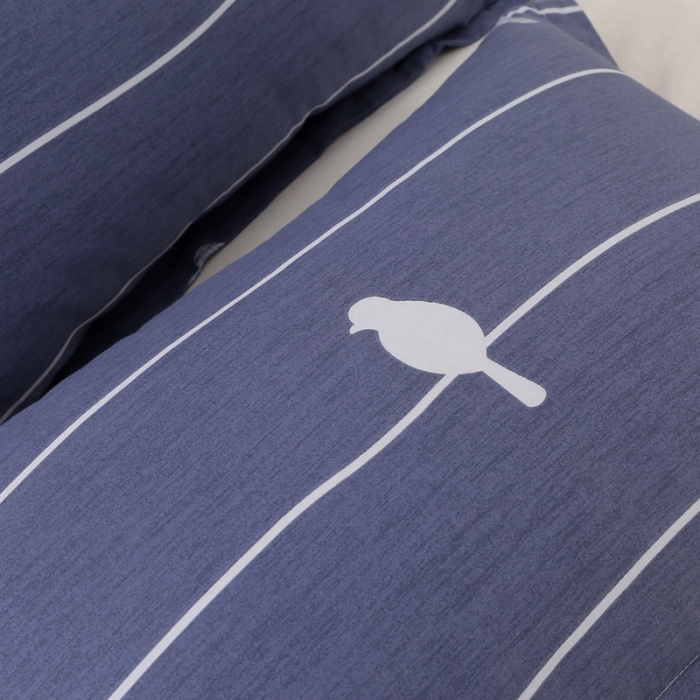 91家纺网 家纺一手货源 找家纺 锦绣万家 2021新款纯棉单人枕套全棉枕套单只48*74cm 青鸟