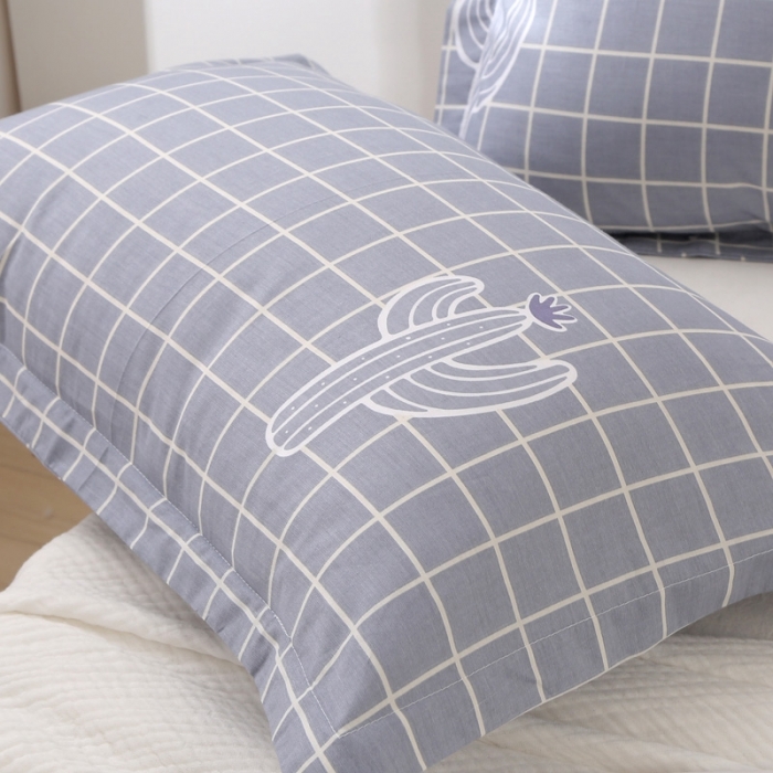 91家纺网 家纺一手货源 找家纺 锦绣万家 2021新款纯棉单人枕套全棉枕套单只48*74cm 维罗纳之恋