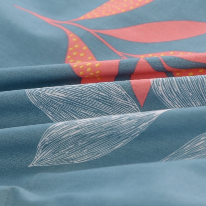 91家纺网 家纺一手货源 找家纺 锦绣万家 2021新款纯棉单人枕套全棉枕套单只48*74cm 叶语玲珑