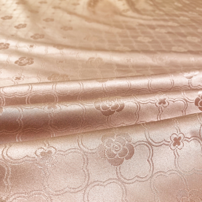 91家纺网 家纺一手货源 找家纺 安妮家居2021新款山茶全棉提花四件套 山茶花-香槟