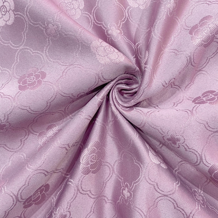 91家纺网 家纺一手货源 找家纺 安妮家居2021新款山茶全棉提花四件套 山茶花-紫色