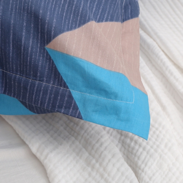 91家纺网 家纺一手货源 找家纺 锦绣万家 2021新款纯棉双人枕套全棉长枕套/只 波尔米卡