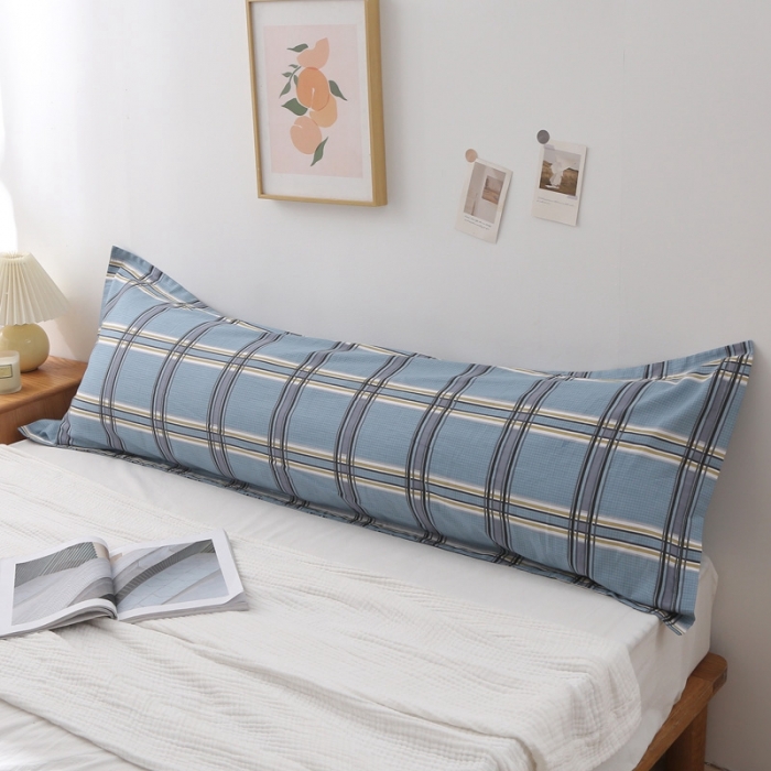 91家纺网 家纺一手货源 找家纺 锦绣万家 2021新款纯棉双人枕套全棉长枕套/只 非凡主义