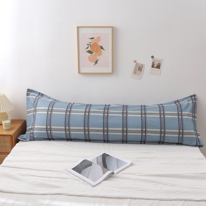 91家纺网 家纺一手货源 找家纺 锦绣万家 2021新款纯棉双人枕套全棉长枕套/只 非凡主义