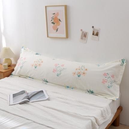 91家纺网 家纺一手货源 找家纺 锦绣万家 2021新款纯棉双人枕套全棉长枕套/只 红颜丝语