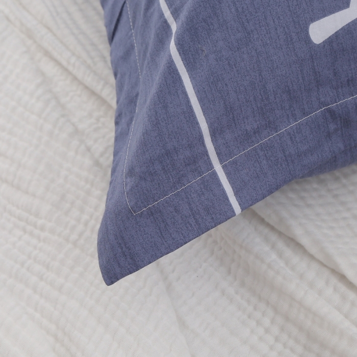 91家纺网 家纺一手货源 找家纺 锦绣万家 2021新款纯棉双人枕套全棉长枕套/只 青鸟