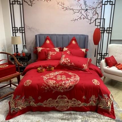 91家纺网 家纺一手货源 找家纺 （总）JUICY橘滋 2021高定婚嫁系列四件套