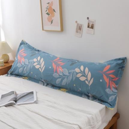 91家纺网 家纺一手货源 找家纺 锦绣万家 2021新款纯棉双人枕套全棉长枕套/只 叶语玲珑