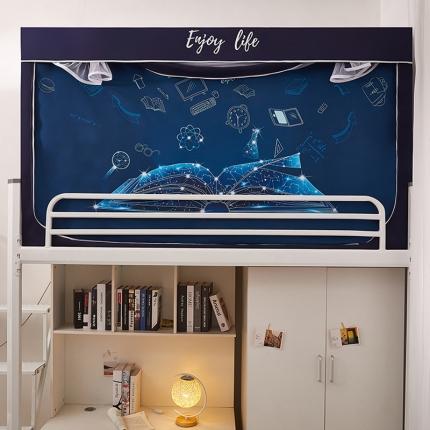 91家纺网 家纺一手货源 找家纺 安金蚊帐 2024新款加高加大90*200*130烤漆全伸缩支架99%涂层强遮光学生蚊帐床帘一体 逢考必过