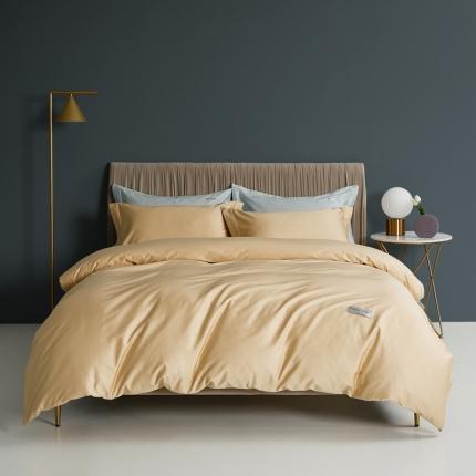 8小时家纺 2023新款贡缎长绒棉四件套 香槟金