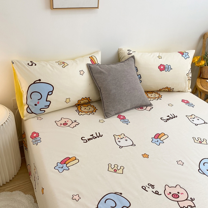 91家纺网 家纺一手货源 找家纺 简宜家居2023新款全棉A版床单 小可爱