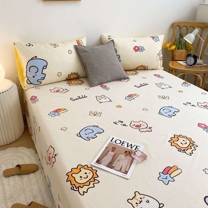 91家纺网 家纺一手货源 找家纺 简宜家居2023新款全棉A版床单 小可爱