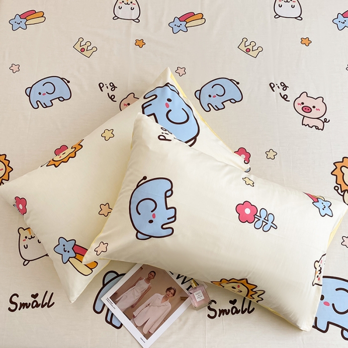 91家纺网 家纺一手货源 找家纺 简宜家居2023新款全棉A版床单 小可爱