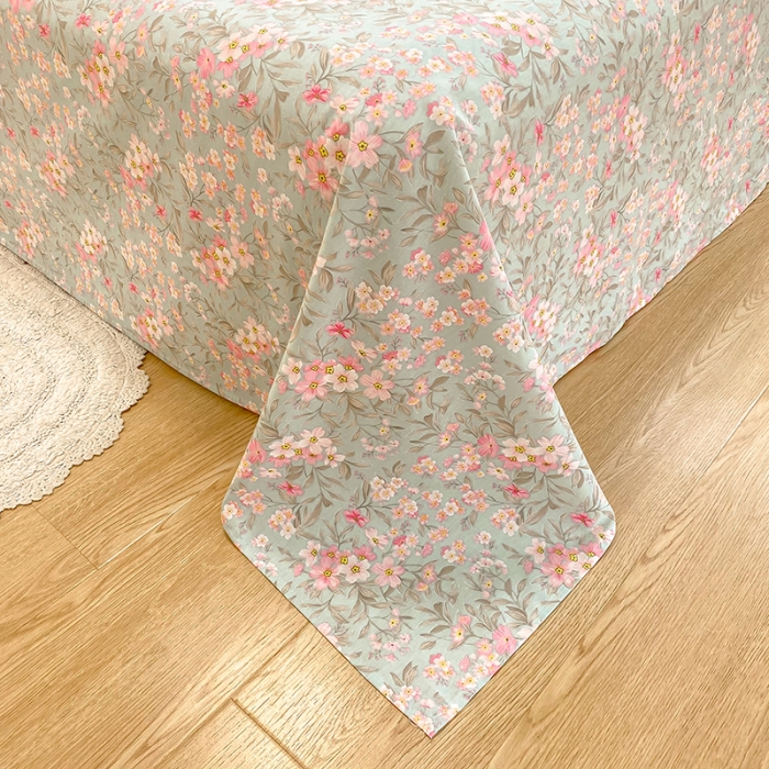 91家纺网 家纺一手货源 找家纺 简宜家居2023新款全棉A版床单 之桃