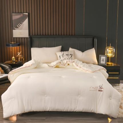 91家纺网 家纺一手货源 找家纺 （总）印季家纺 2023新款牛奶味大豆被