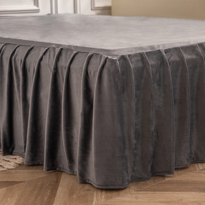 91家纺网 家纺一手货源 找家纺 潮邦2025韩版剪花牛奶绒四件套-锦华 锦华-黄