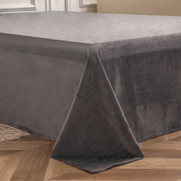 91家纺网 家纺一手货源 找家纺 潮邦2025韩版剪花牛奶绒四件套-锦华 锦华-卡其